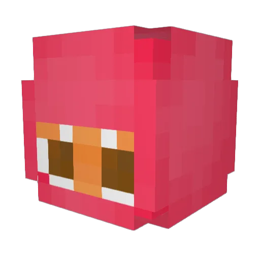 Cxoxiii Minecraft avatar head, 3D render