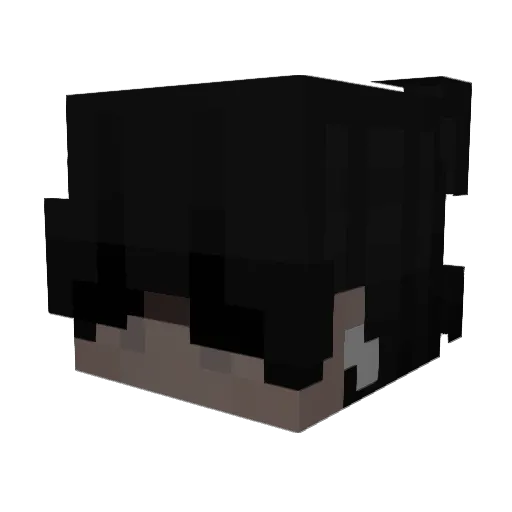 Cxrpsze Minecraft avatar head, 3D render