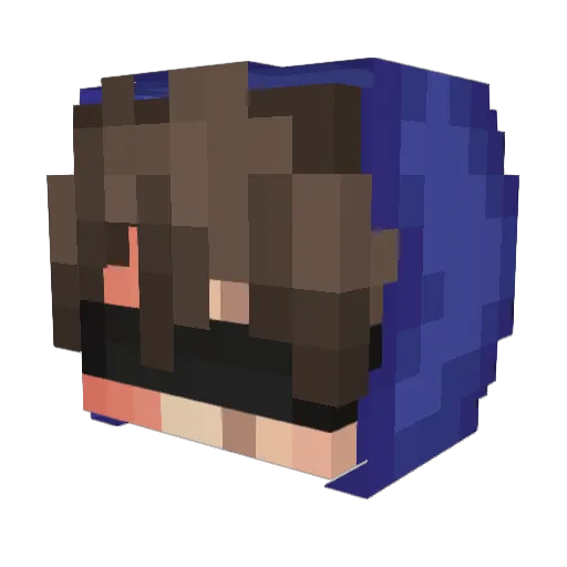 CxsmicVibes Minecraft avatar head, 3D render