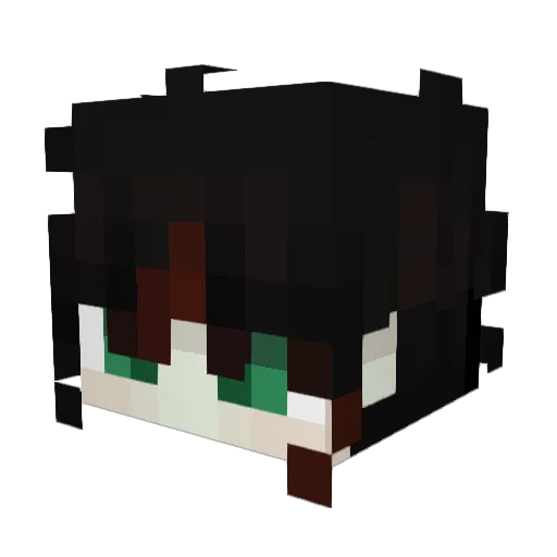 Cxsper88 Minecraft avatar head, 3D render