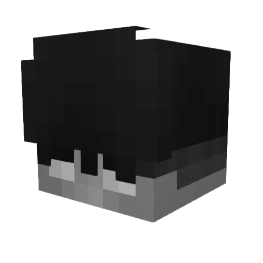 Cxspxr_btw Minecraft avatar head, 3D render