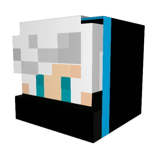 CxzImSky Minecraft avatar head, 3D render