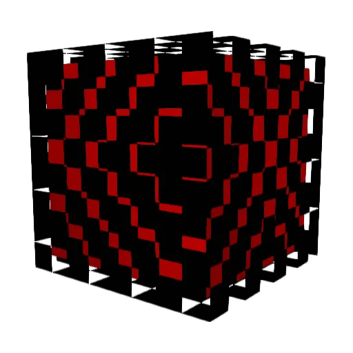 CyAim Minecraft avatar head, 3D render