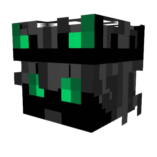 CyCoSnag Minecraft avatar head, 3D render