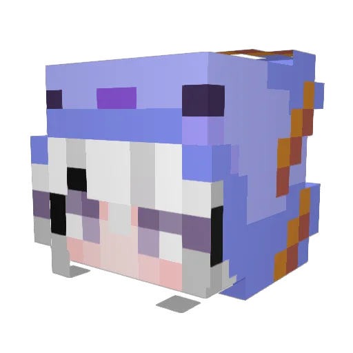 CyCyrus_ Minecraft avatar head, 3D render