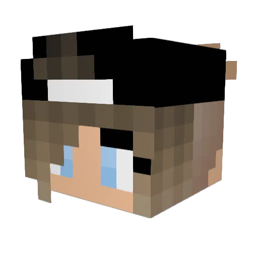 CyFi_NomNom Minecraft avatar head, 3D render