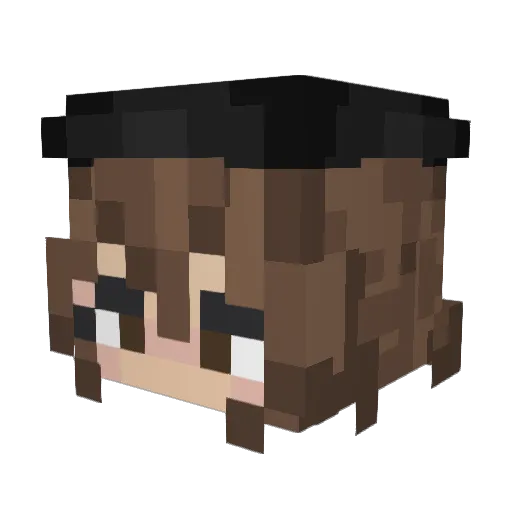 CyIsOk Minecraft avatar head, 3D render