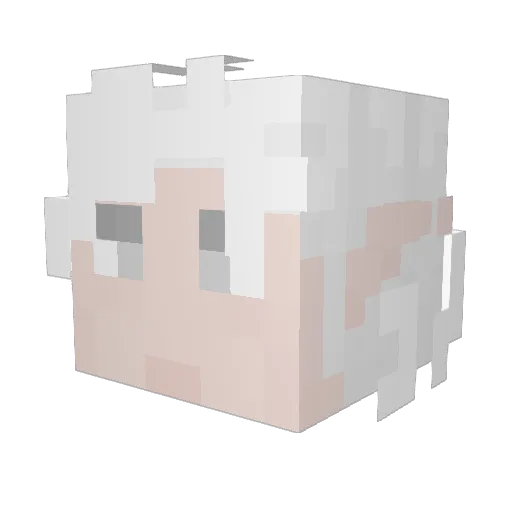 CyKsFuze Minecraft avatar head, 3D render
