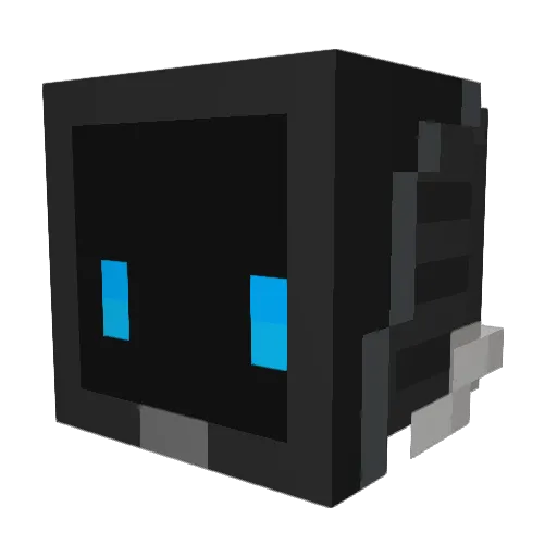 CyVoltage Minecraft avatar head, 3D render