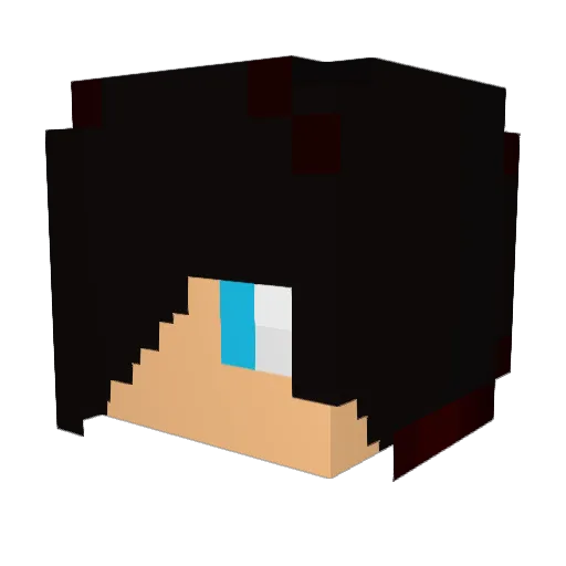 Cy_Clone Minecraft avatar head, 3D render