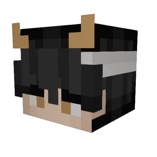 Cy_Kel Minecraft avatar head, 3D render