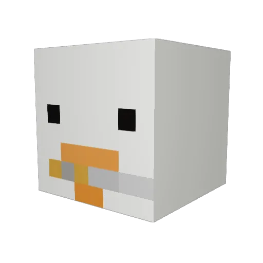 CyanArtifact187 Minecraft avatar head, 3D render