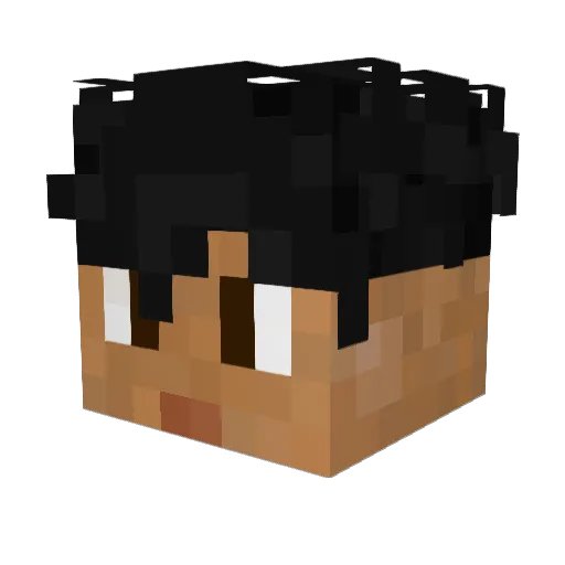 CyanBoy_ Minecraft avatar head, 3D render