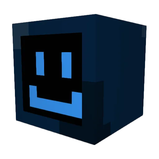CyanDolphinYT Minecraft avatar head, 3D render