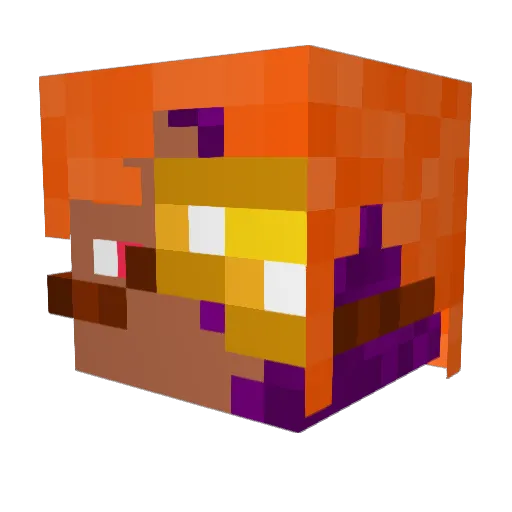 Cyan_Ninja_462 Minecraft avatar head, 3D render