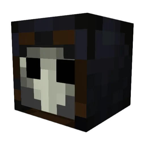 CyanideMuffin Minecraft avatar head, 3D render