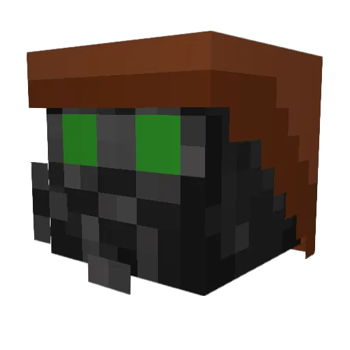 CyanidePyro27 Minecraft avatar head, 3D render