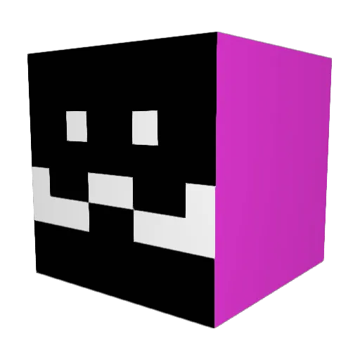 Cyanide_0 Minecraft avatar head, 3D render