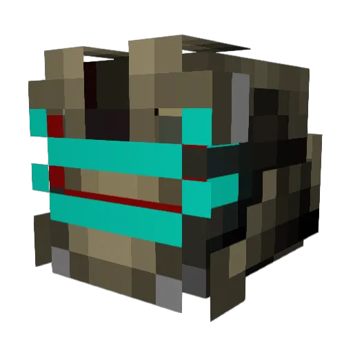 Cyanixis Minecraft avatar head, 3D render