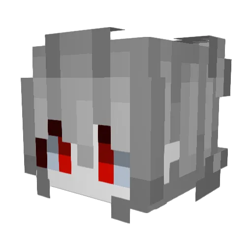 Cyanna_ Minecraft avatar head, 3D render