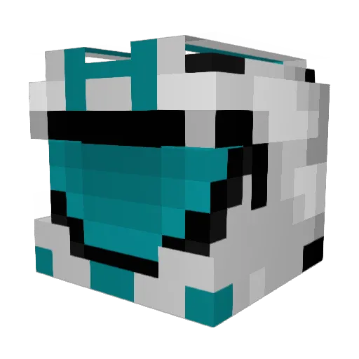 Cyanwars Minecraft avatar head, 3D render