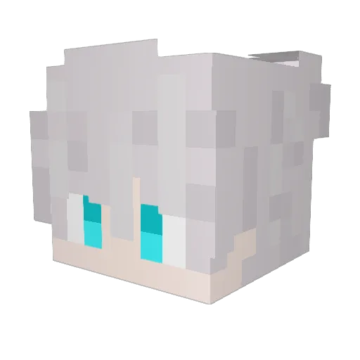 Cyarius Minecraft avatar head, 3D render