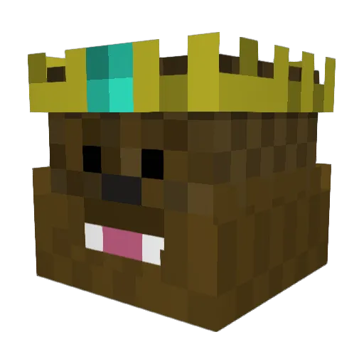 Cyber007 Minecraft avatar head, 3D render