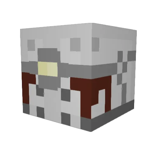 Cyber501st Minecraft avatar head, 3D render