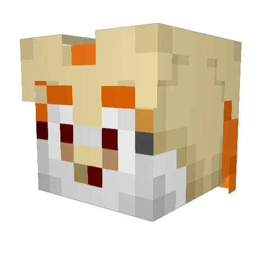 CyberCrafterX Minecraft avatar head, 3D render