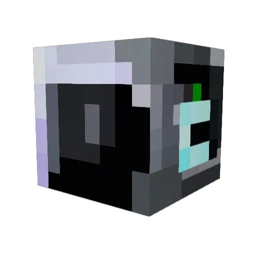 CyberCrow12 Minecraft avatar head, 3D render