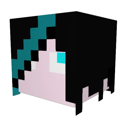 CyberDigbo69 Minecraft avatar head, 3D render