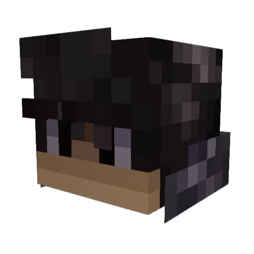 CyberGhostMC Minecraft avatar head, 3D render