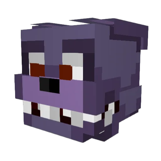 CyberGlitch4860 Minecraft avatar head, 3D render