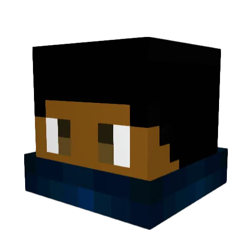 CyberGod321 Minecraft avatar head, 3D render