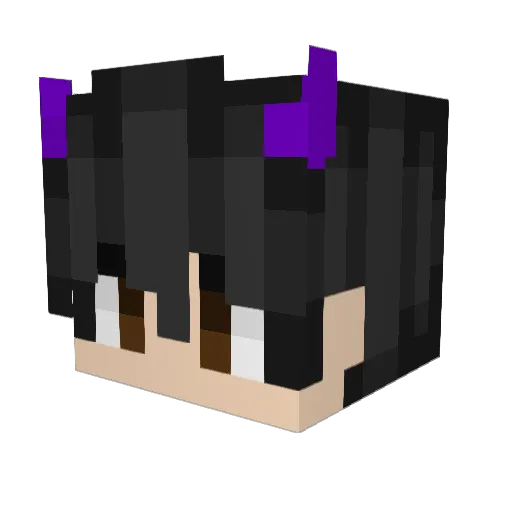 CyberKai Minecraft avatar head, 3D render