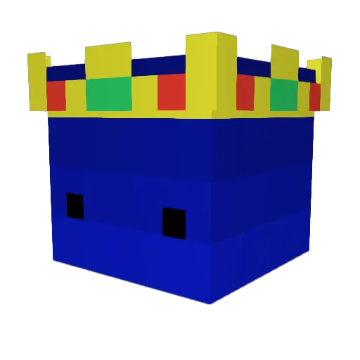 CyberKnight241 Minecraft avatar head, 3D render
