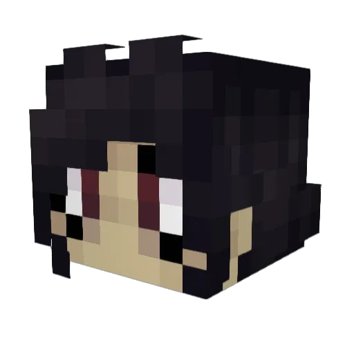 CyberPlays26 Minecraft avatar head, 3D render