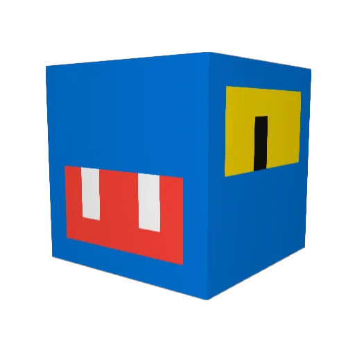 CyberSnake76 Minecraft avatar head, 3D render