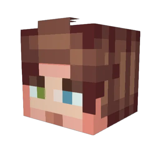 CyberSoldier18 Minecraft avatar head, 3D render