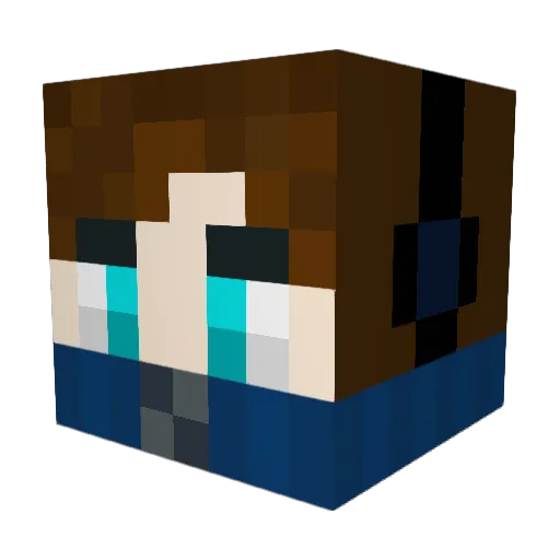 CyberStorm1477 Minecraft avatar head, 3D render