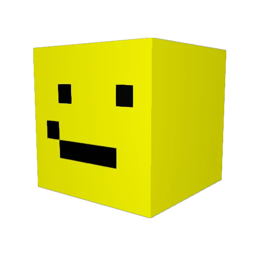 CyberUczen_02 Minecraft avatar head, 3D render