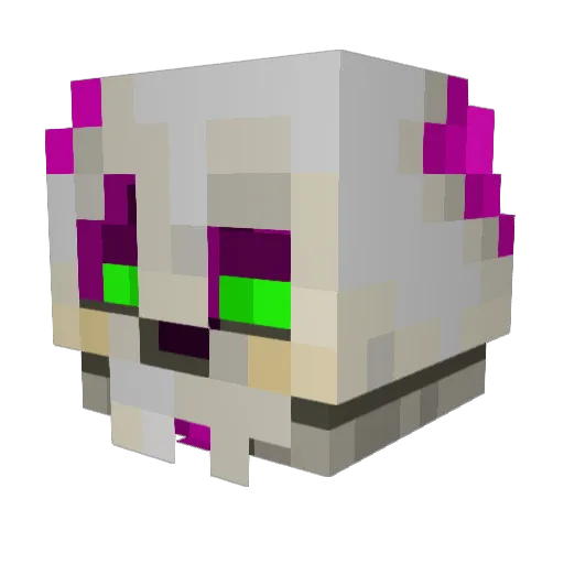 CyberZ0mb1e Minecraft avatar head, 3D render