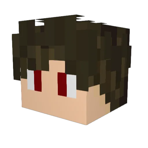 Cyber_777 Minecraft avatar head, 3D render