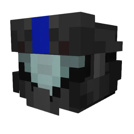 Cyber_Elite Minecraft avatar head, 3D render