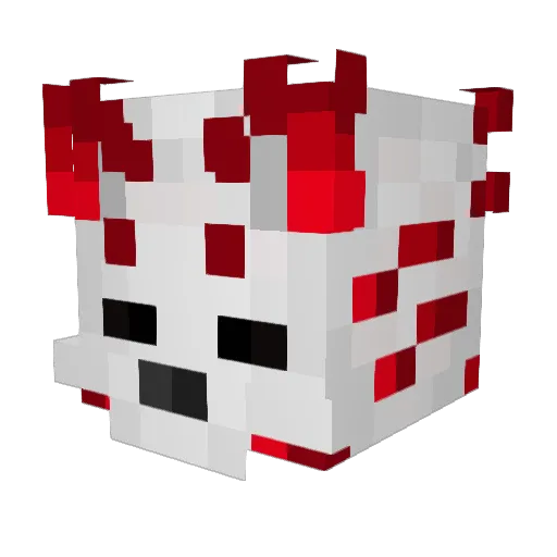 Cyber_Foxy Minecraft avatar head, 3D render