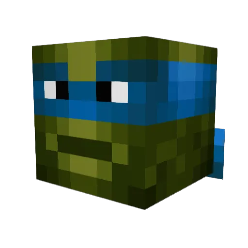 Cyber_FuZION Minecraft avatar head, 3D render