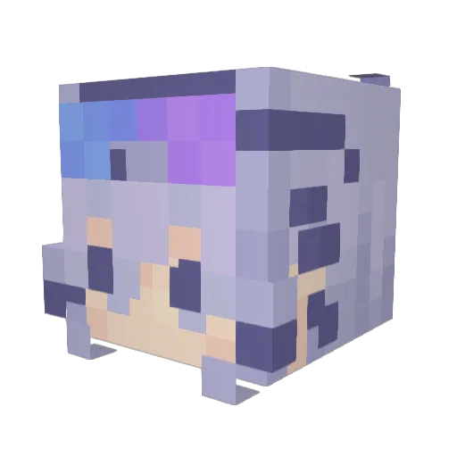 Cyber_Nova18 Minecraft avatar head, 3D render