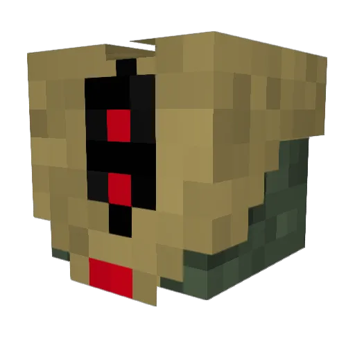 Cyber_Vampire Minecraft avatar head, 3D render