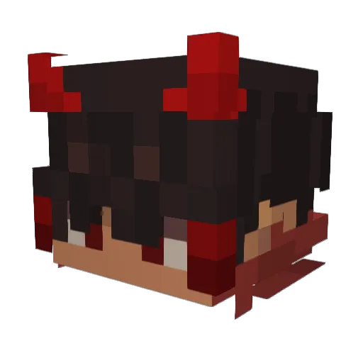 Cyber__Ronin Minecraft avatar head, 3D render