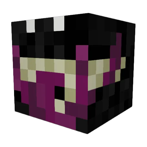 Cyberbro Minecraft avatar head, 3D render